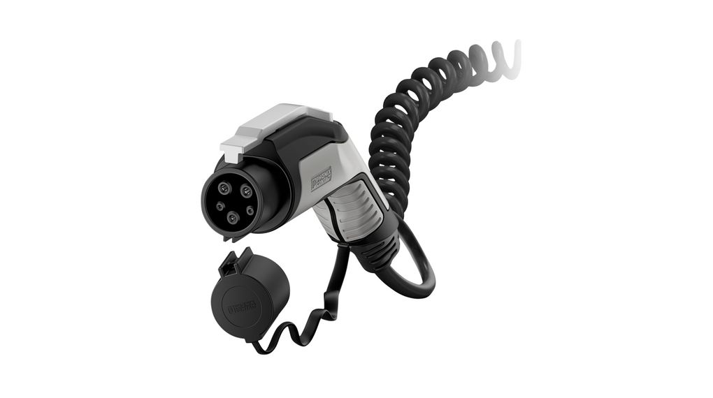 EV Charging Cable, Type 1 - Open End, Mode 3, Case C, 5kW, 4m